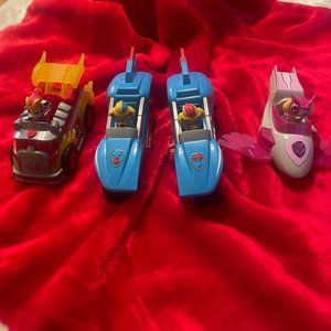 Paw Patrol Mighty Pup Super Paws Deluxe Vehicle Lot